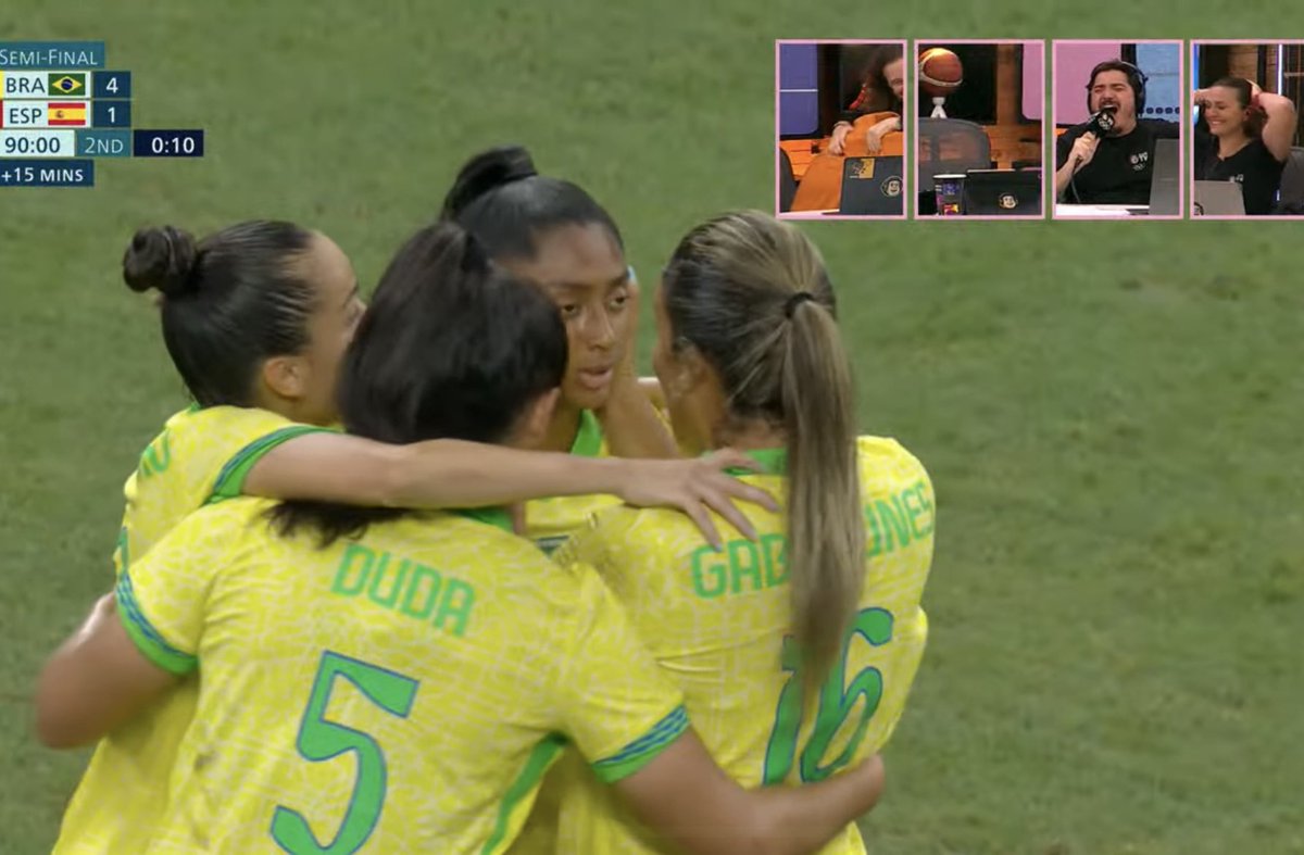 Olimpiadasfc's tweet photo. ELES QUEREM NOS GARFAR, MAS NA MESMA HORA QUE ELES DERAM 15 MINUTOS DE ACRÉSCIMO, É GOL DO BRASIIIIILLLLL!!! 🇧🇷🔥 https://t.co/Ng6CKhzTVu