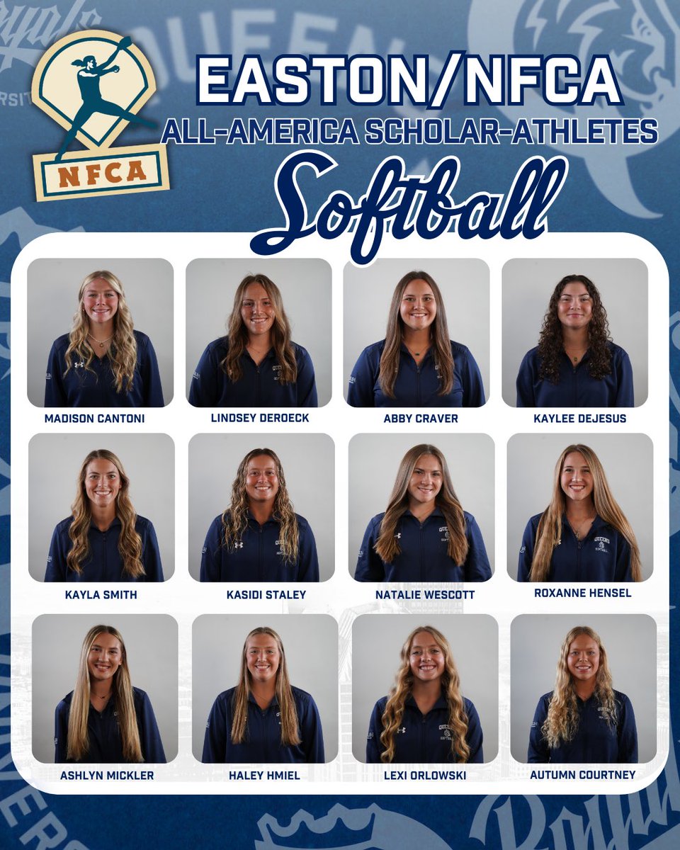 Queens Softball (@royalssball) on Twitter photo Congratulations to our <a href="/EastonFastpitch/">Easton Fastpitch</a> / <a href="/NFCAorg/">National Fastpitch Coaches Association</a> Scholar-Athletes! ๐
#RoyalsRise | #QUeenCity | #CLT Congratulations to our <a href="/EastonFastpitch/">Easton Fastpitch</a> / <a href="/NFCAorg/">National Fastpitch Coaches Association</a> Scholar-Athletes! ๐
#RoyalsRise | #QUeenCity | #CLT