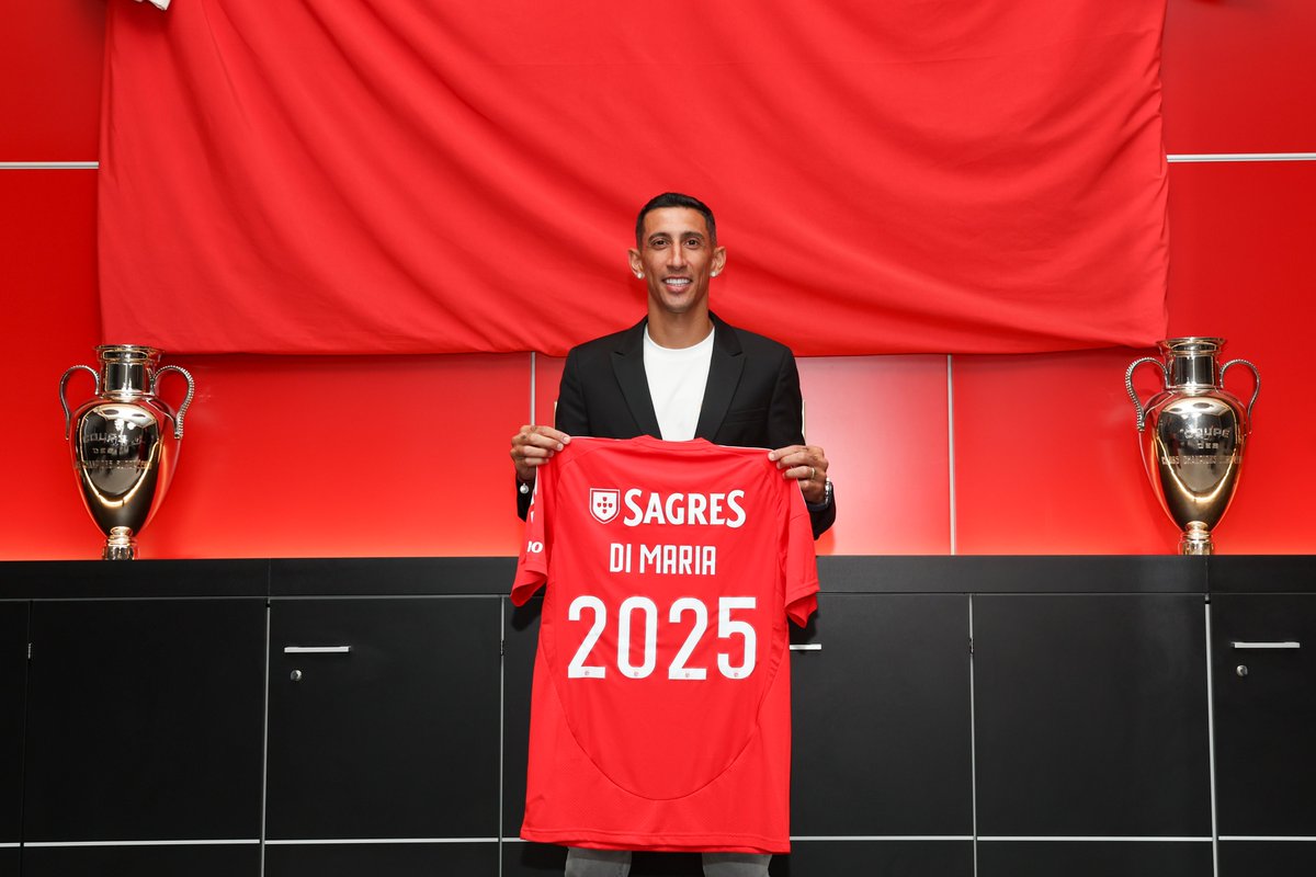 SLBenfica's tweet photo. ✍️ Mais um ano de águia ao peito 🫶

➔ https://t.co/g2HirgIOsF

#DiMaría https://t.co/9hu1yWVAYa