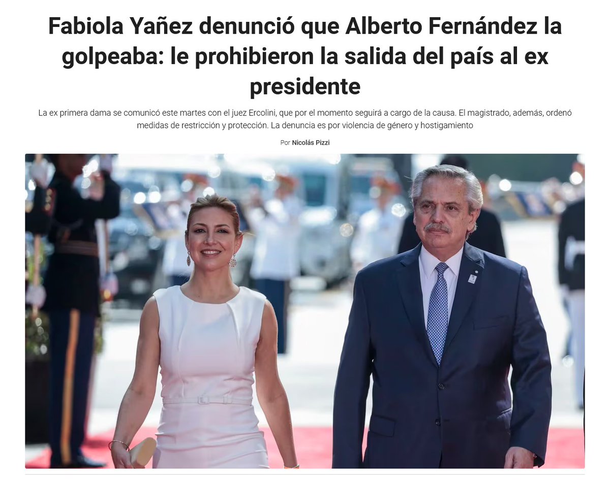 El Presidente que se jactaba de "ponerle fin al patriarcado" termina denunciado por violencia de género. El kirchnerismo fue puro relato, pero en los hechos no dejaron nada sin romper.