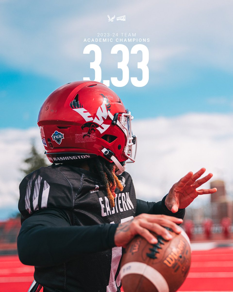 The Eags post the top GPA in the conference among football programs! 

DETAILS 📋 loom.ly/TiEjSeo

#GoEags #EKG #bigskyfb #spokane