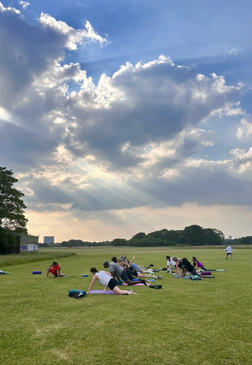 Movement is medicine 
Community yoga in the park 
Join us @onepeopleyoga

#onepeople #yoga #pranayama #rest