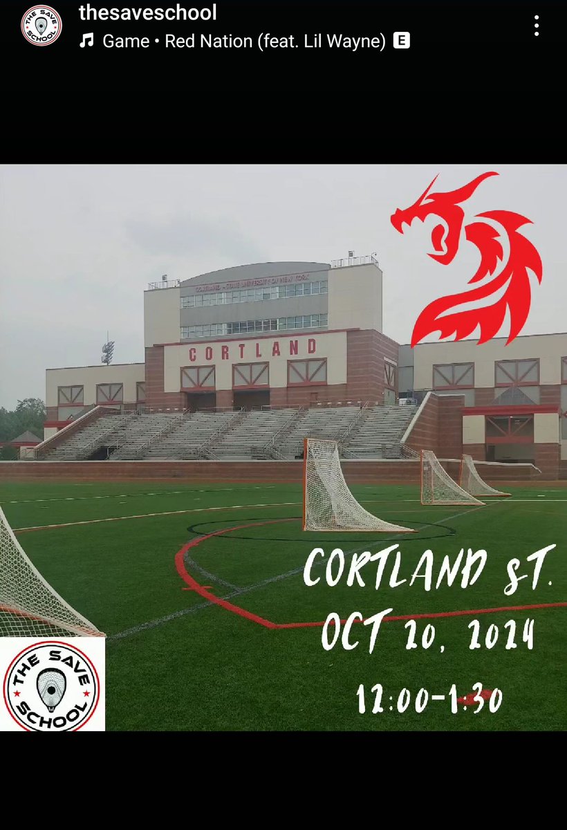 On October 20, 2024 we will be at <a href="/cortlandmax/">Cortland</a> for a session. This will be open to 2026, 2027 and 2028 goalie's. Please DM if you are interested and have any questions. 
<a href="/SectionIVLax/">Section IV Boys Lacrosse</a> <a href="/PrimetimeBall_/">Primetime585⭕️</a> <a href="/Suburban_Lax/">Suburban Council Boys Lacrosse</a> <a href="/BuffLaxAcademy/">Buffalo Lax Academy</a> <a href="/3dUpstate/">3d Upstate</a> <a href="/518_lax/">518LAX</a> <a href="/WNYLax/">WNY Lax</a>