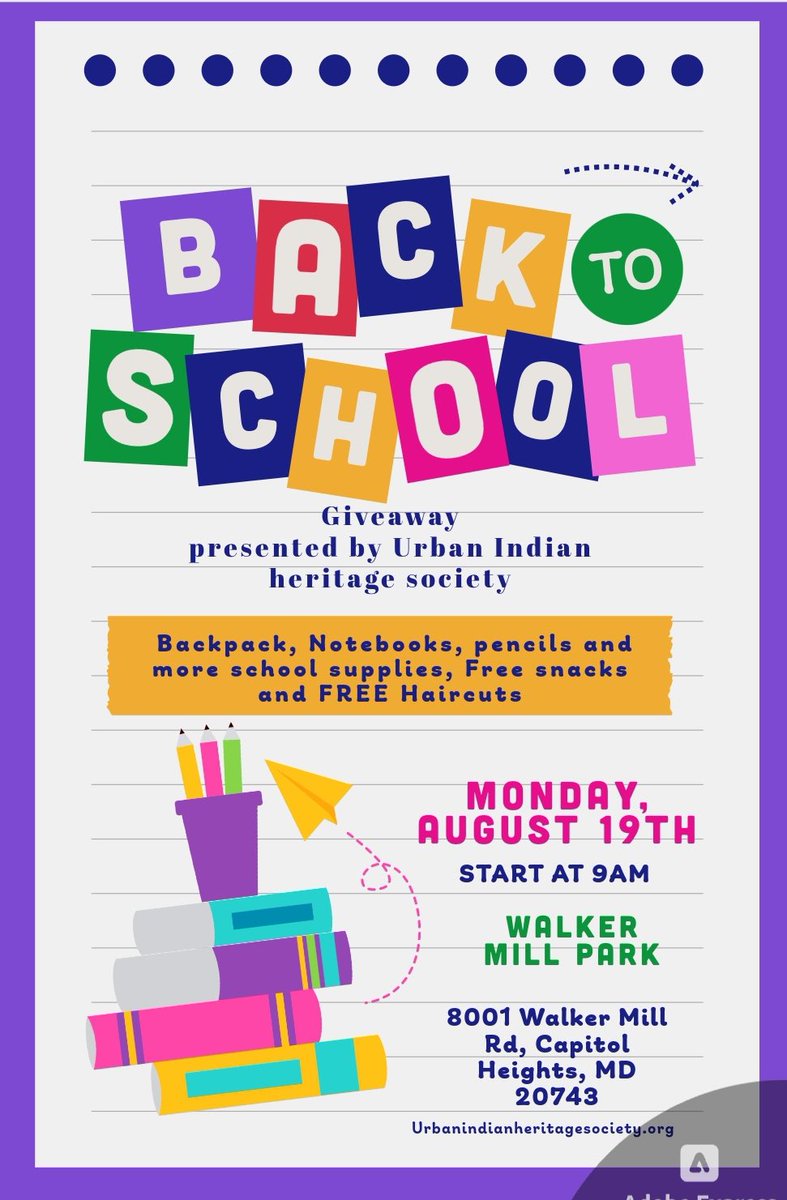 We want to welcome you at the Back to School Giveaway‼️