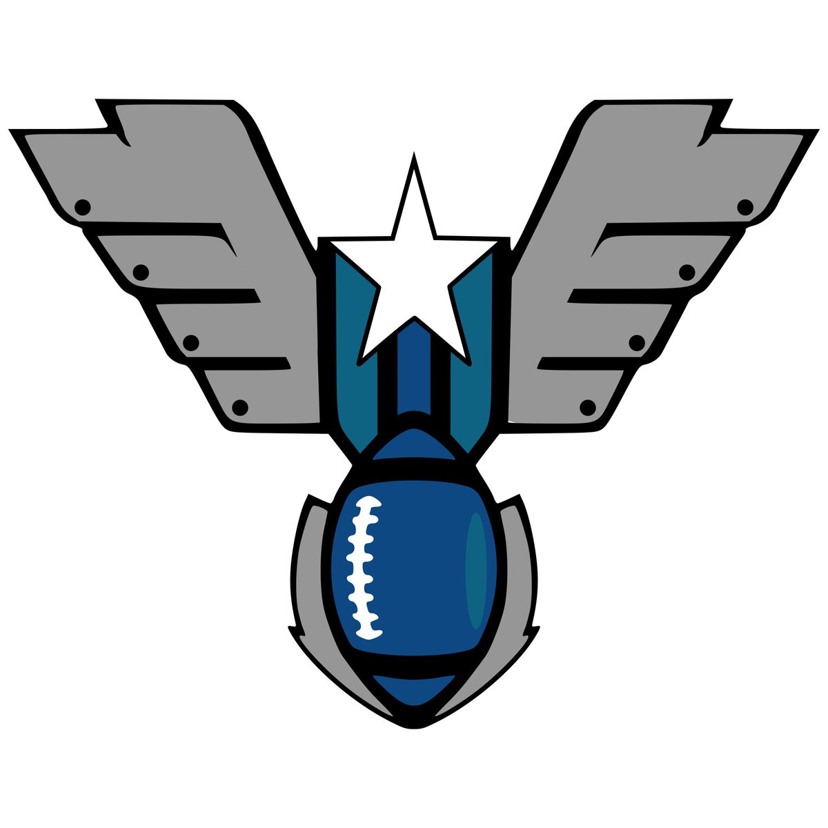 GraphicsRKW's tweet photo. Another @MaxFootballGame OG by me, recreated for @EASPORTSCollege, the San Jose West Bombers. Jerseys stayed true to the Max creation. As always, search RyanW_3529 to DL. #CFB25 #MaxFootball #CollegeFootball https://t.co/eJHaPK4xFO