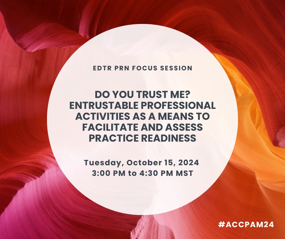 See you in Phoenix! #ACCPAM24