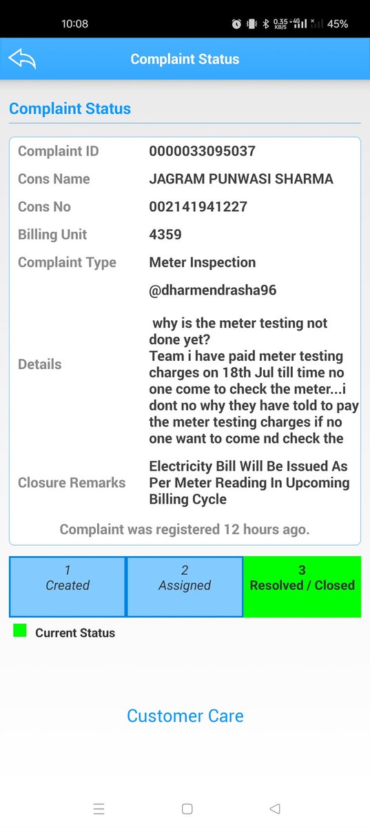 dharmendrasha96's tweet photo. @MSEDCL @CMOMaharashtra what os issue why u people lying to customer https://t.co/5iQlodAVqU