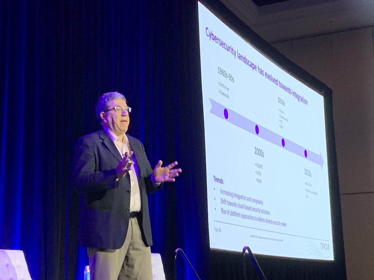 .<a href="/fsmontenegro/">fsmontenegro.bsky.social</a> takes the stage at the 2024 Omdia Analyst Summit to discuss the economics of cybersecurity platforms. <a href="/OmdiaHQ/">Omdia</a> <a href="/BlackHatEvents/">Black Hat</a>