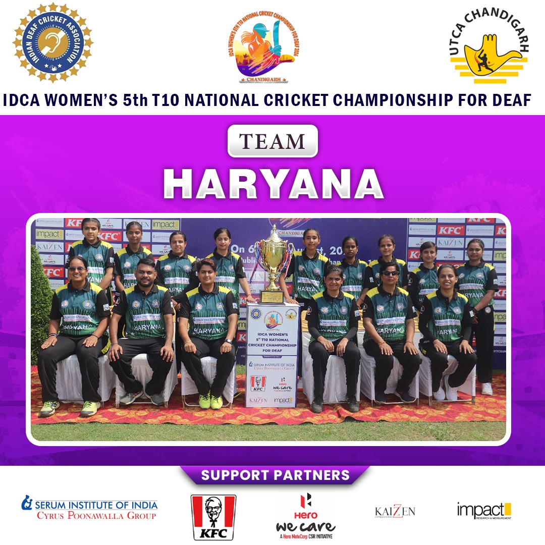 official_idca's tweet photo. 🏏✨ Presenting our Women's Teams for the IDCA Women's 5th T10 National Cricket Championship for Deaf. Let's cheer them on
@UTCAChd @SanjayTandonBJP @SerumInstIndia @KFC_India @HeroMotoCorp
#stateteams #Indian #TeamIndia #WomenEmpowerment #deafcricket https://t.co/rGL0hh75RY