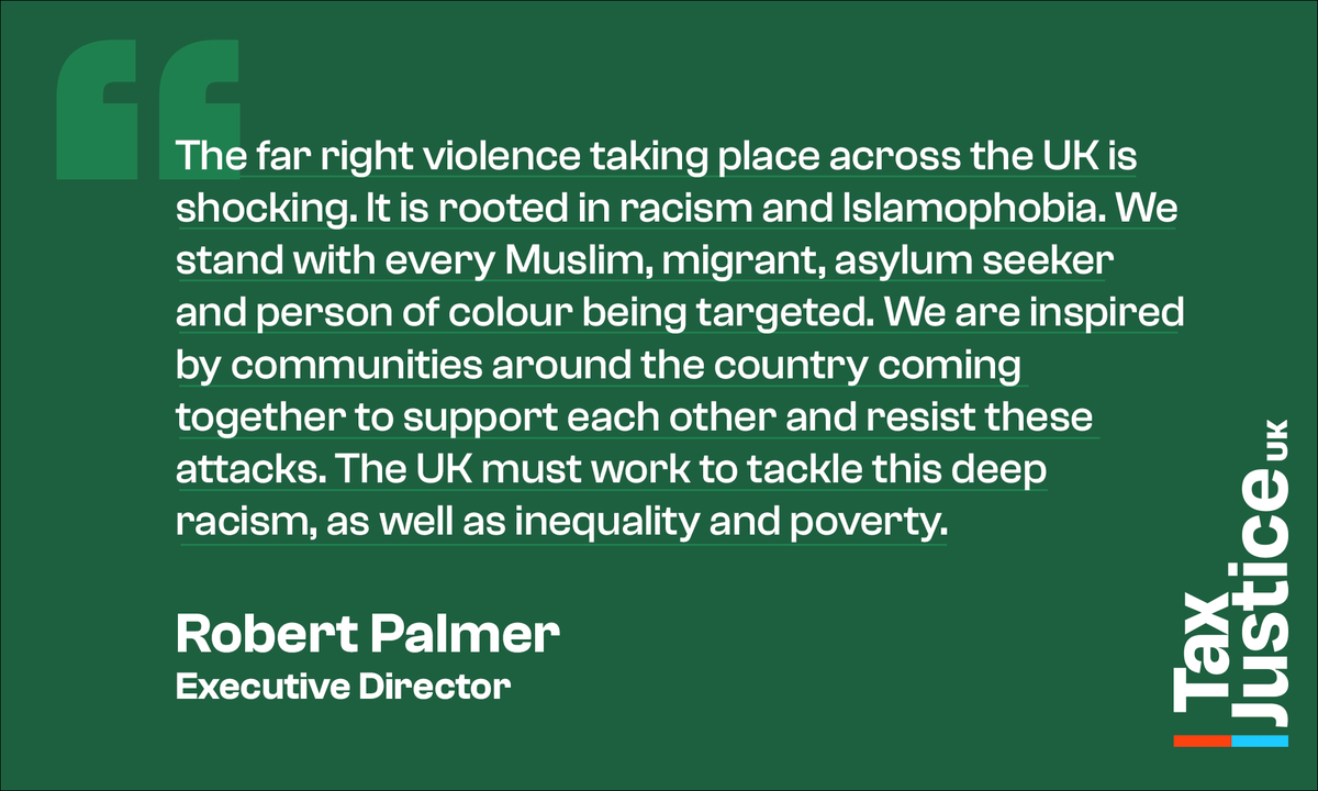 My statement on the far right violence taking place across the UK