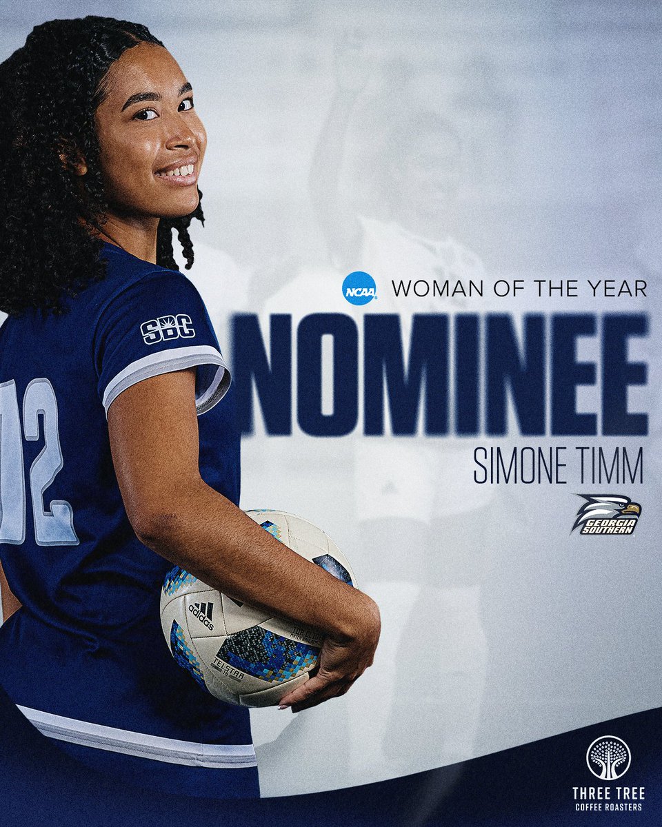 BREAKING: Simone Timm one of two NCAA Woman of the Year nominees from the Sun Belt Conference

📰 - tinyurl.com/28h8ybg7

#HailSouthern.  .