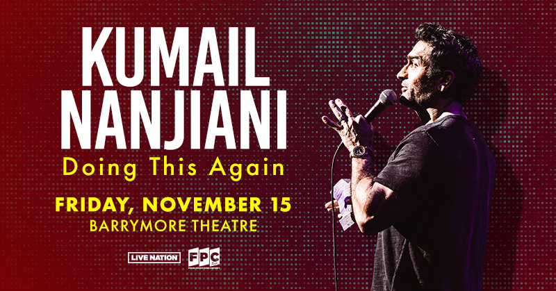 FPC Live (@fpclivemusic) on Twitter photo We’re so excited to announce that talented actor and hilarious comedian <a href="/kumailn/">Kumail Nanjiani</a> is hitting the road this fall and coming to <a href="/barrymorelive/">Barrymore Theatre</a> on Friday, November 15! 🎤 Get tickets Friday at 10am: bit.ly/KNMadison We’re so excited to announce that talented actor and hilarious comedian <a href="/kumailn/">Kumail Nanjiani</a> is hitting the road this fall and coming to <a href="/barrymorelive/">Barrymore Theatre</a> on Friday, November 15! 🎤 Get tickets Friday at 10am: bit.ly/KNMadison