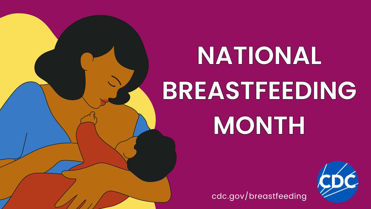 PottCoPHD's tweet image. Welcome to National Breastfeeding Month! 📷
If you are breastfeeding, thinking about breastfeeding, or just want to learn more about the benefits of breastfeeding, explore these resources: bit.ly/43lJSwC