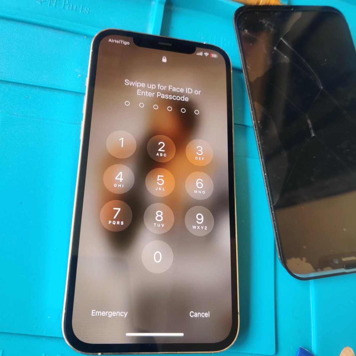 ifixergh's tweet photo. #iphone12promax screen replaced. 
#ifixergh #phonerepairghana #phonerepair #irepairs #ghana #accra #trending #iphone #phonefixer #homeservice #doortodoor https://t.co/EBJ7aL1kuc