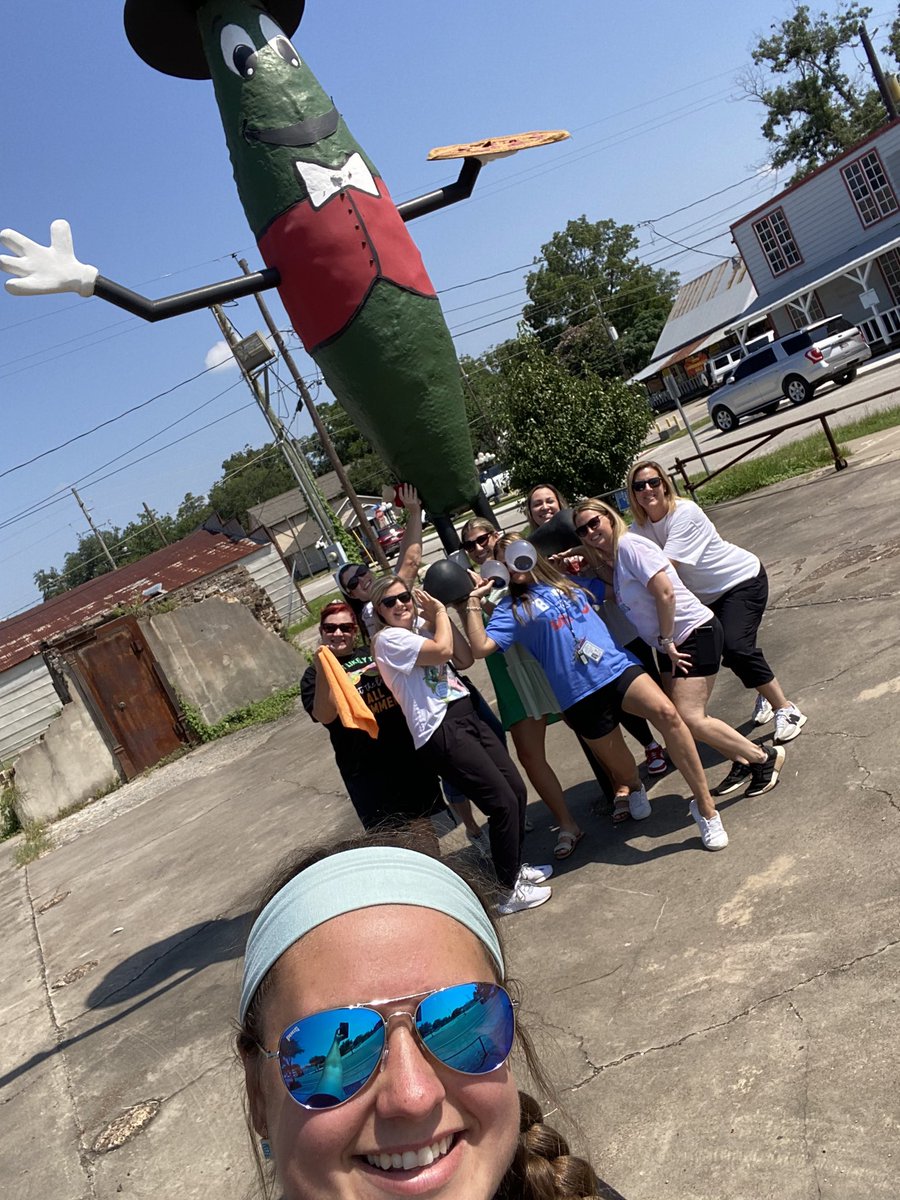 Teaching is a big “dill” in Tomball because we love our community!  Orange Team <a href="/TISDDPES/">Decker Prairie Elementary</a> #DPEScougarhunt #hometownteam