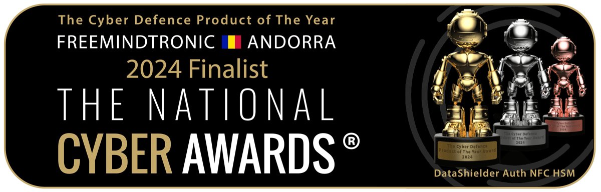 GascuelJ's tweet image. 🆕Major Announcement @freemindtronic  #Andorra is a finalist for Cyber Defence Product of the Year at @thecyberawards 2024!🏆Our #DataShielder Auth #NFC #HSM is recognized for its significant contributions to #CyberSecurity. Honored to represent Andorra!

freemindtronic.com/datashielder-n…