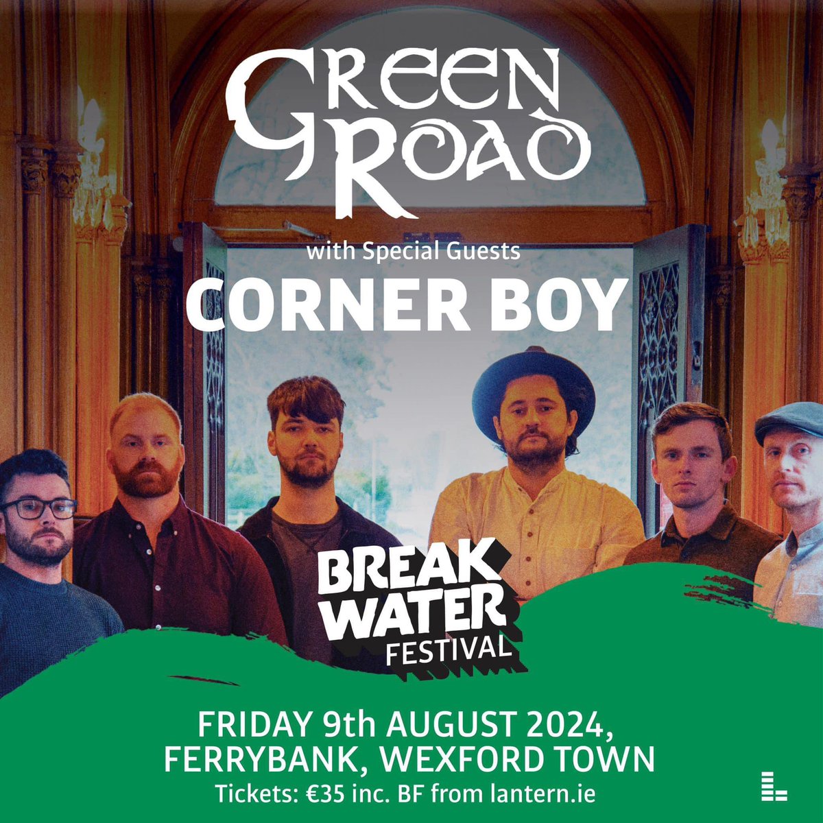 Corner Boy (@cornerboyirl) on Twitter photo 🚨 SHOW ANNOUNCEMENT
Are you going to the Fleadh? 🟪🟨 Very excited to be joining the brilliant Green Road this Friday 9th Aug at <a href="/breakwaterwex/">Live at The Breakwater</a> Wexford 🎪
Tickets on sale now: rb.gy/u7j38q 🚨 SHOW ANNOUNCEMENT
Are you going to the Fleadh? 🟪🟨 Very excited to be joining the brilliant Green Road this Friday 9th Aug at <a href="/breakwaterwex/">Live at The Breakwater</a> Wexford 🎪
Tickets on sale now: rb.gy/u7j38q
