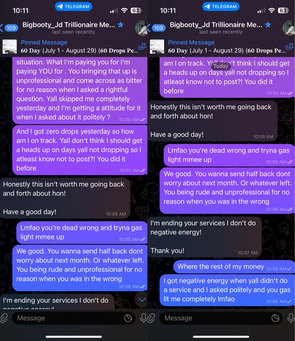 2 pic. 🚨I WANT TO WARN MY FELLOW CONTENT CREATORS ABOUT PURCHASING PROMO SERVICES FROM @Bigbooty_jd /