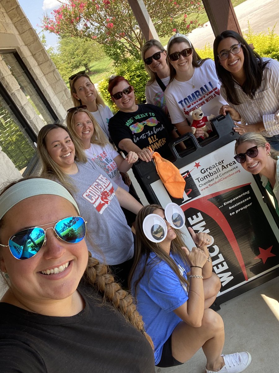 Our welcoming Chamber of Commerce helps us and our community grow! Orange Team  <a href="/TISDDPES/">Decker Prairie Elementary</a> #DPEScougarhunt #hometownteam