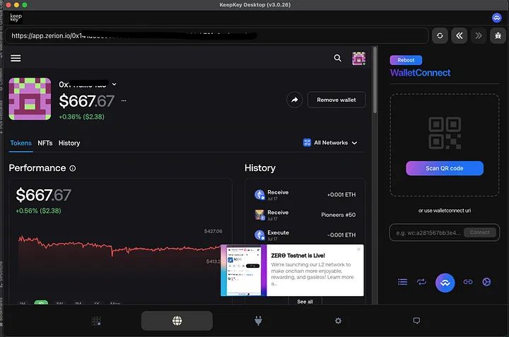 KeepKey Launch Intent