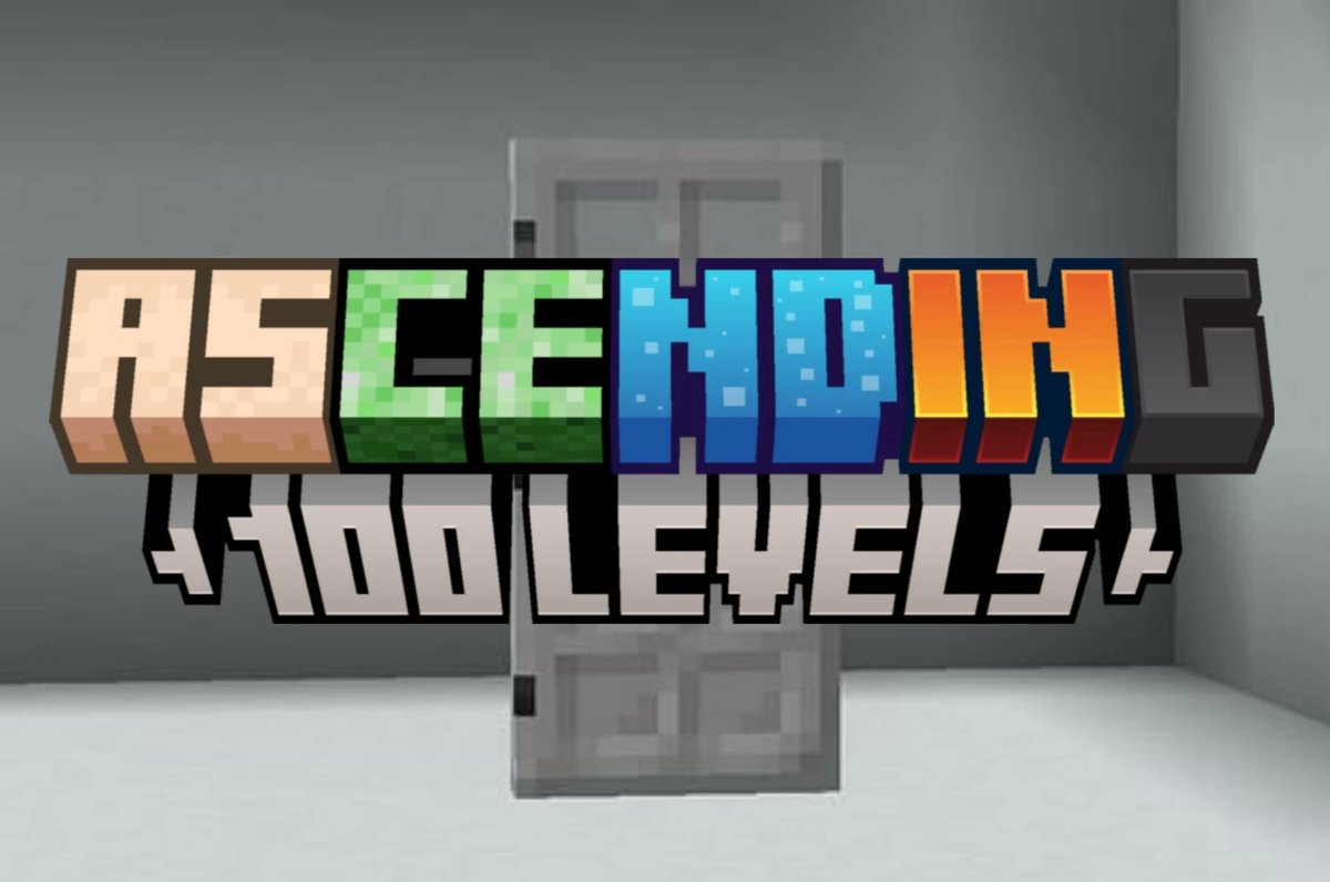 PlanetMinecraft's tweet image. "Ascending | 100 Levels" by @MMGplayz50 traps you in a labyrinth of 100 doors, will you find your way out?!

🗝️Explore 5 locations, face trolls &amp;amp; bosses, find easter eggs and uncover clues about other exciting maps! 

Don't miss out - download the map at: planetminecraft.com/project/ascend……