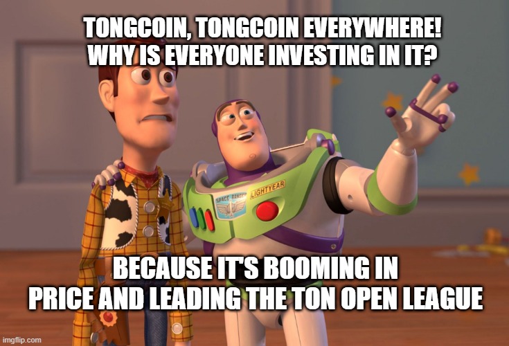 📊 #TONG is surging! This meme coin has skyrocketed 100% since entering the #TONOpenLeague Season 5
✅The Fairest #Meme Token on the #TON Ecosystem The market cap is only $3M with $2M in liquidity.
Buy: bit.ly/3AgBmG3
#tongcoin <a href="/bountyportals/">BountyPortals | Crypto Marketing Agency</a> #TONG @tongcoin #TON #Meme
