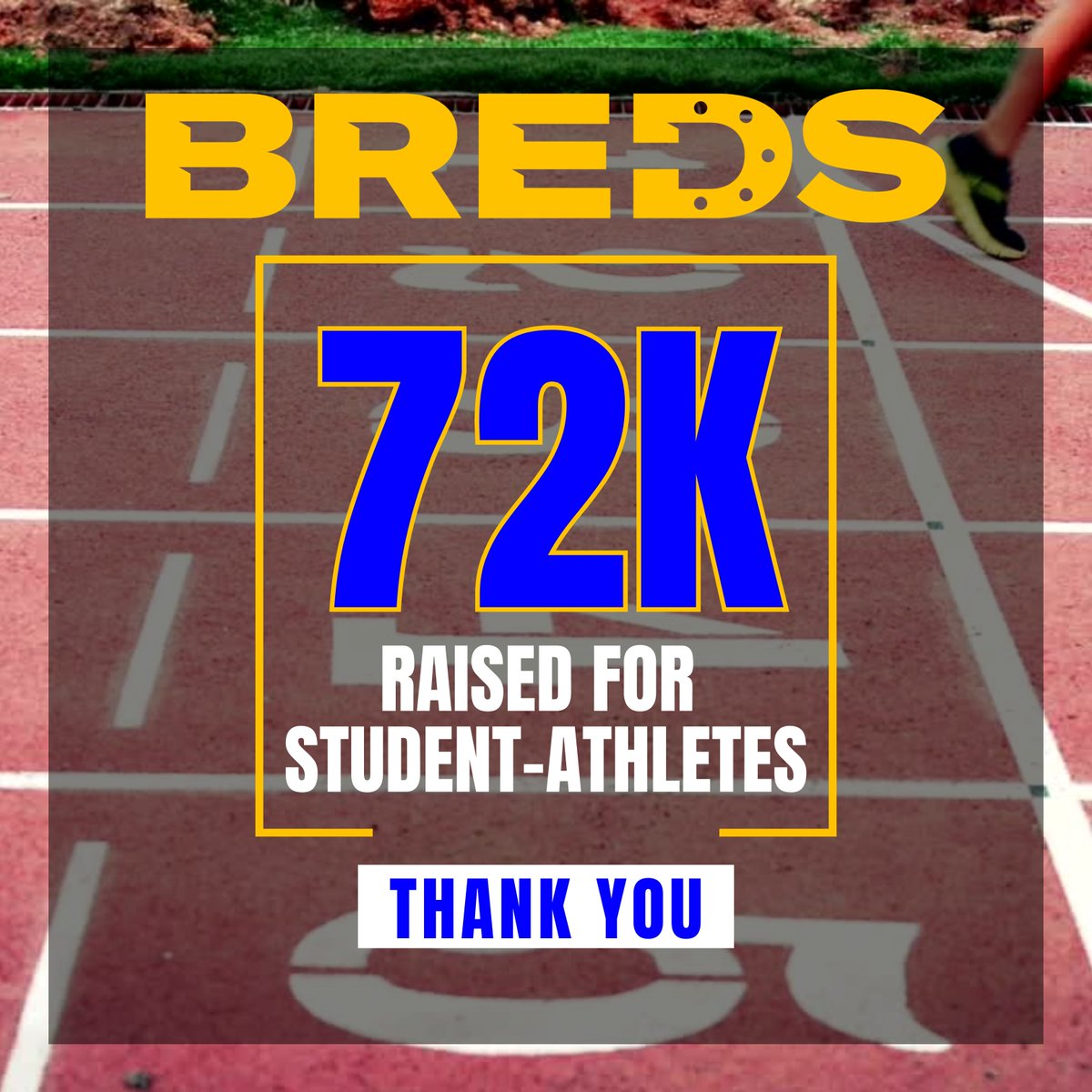 NewCathBreds's tweet photo. We are EXCITED to announce that the Text to Fund A Thoroughbred initiative raised $72K!

We are so grateful for the generosity of all those who supported our student-athletes! 

What a blessing that so many BELIEVE in our Thoroughbreds!

What an amazing TEAM EFFORT! https://t.co/1MYtF1gaxQ