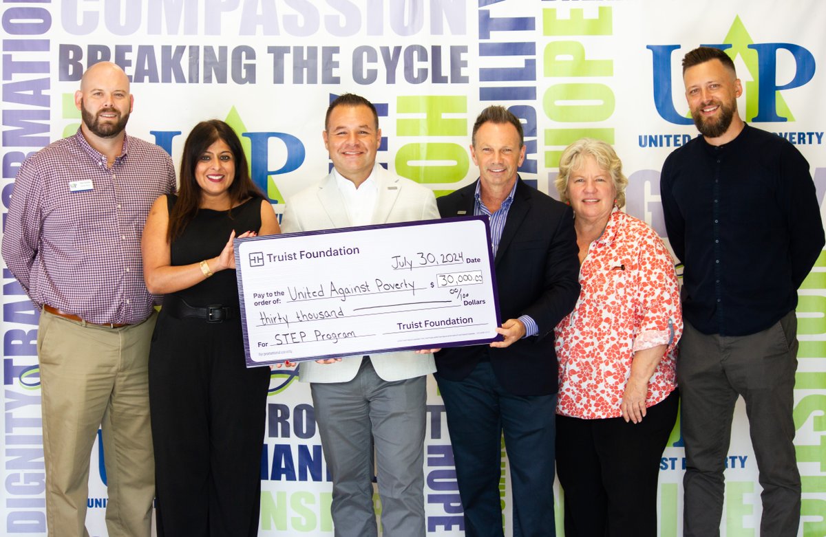 We are grateful for the #TruistFoundation grant to help our community learn skills, find employment, and build career pathways to economic self-sufficiency.
<a href="/TruistNews/">Truist Bank</a>