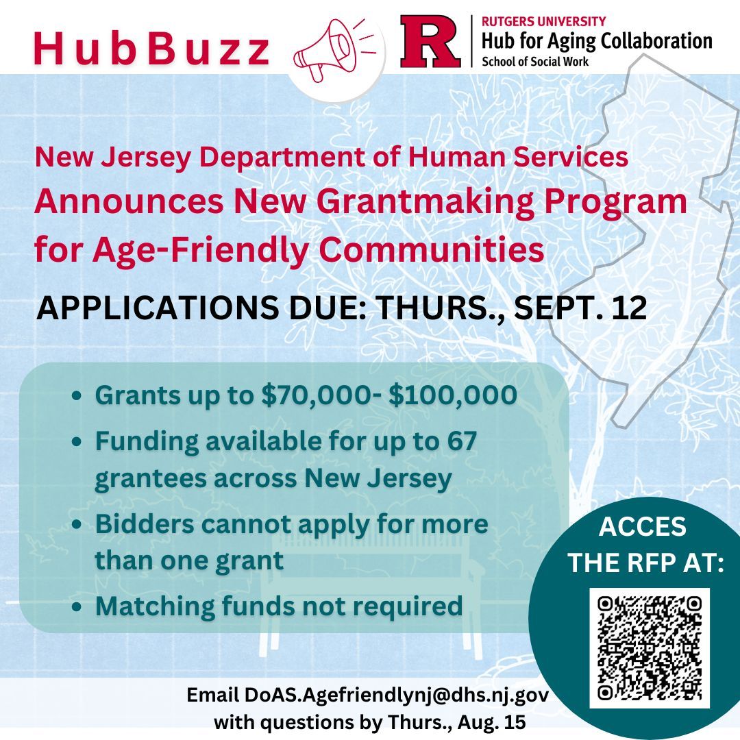 Rutgers Hub for Aging Collaboration tweet media