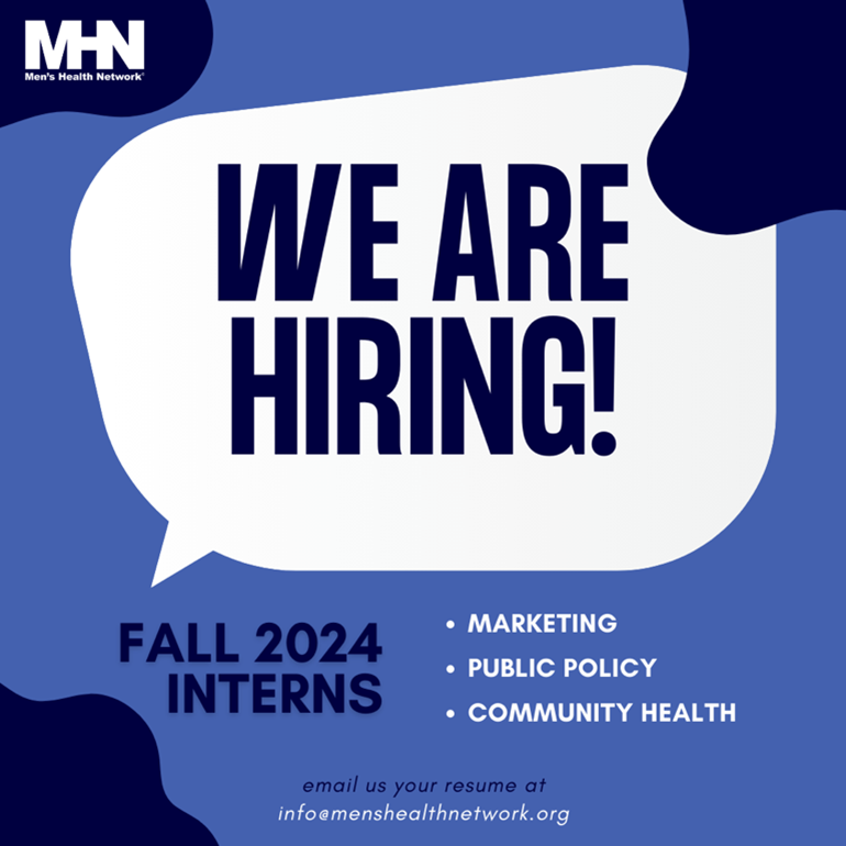 MensHlthNetwork's tweet image. We're #HIRING #FallInterns!

#Interning at MHN is rewarding, impactful, &amp;amp; an educational experience,
So, send your resumes: info@menshealthnetwork.org

#InternExperience #CareerDevelopment #ProfessionalGrowth #Internship #MensHealthNetwork #InternHiring #ApplyNow #Intern #Student
