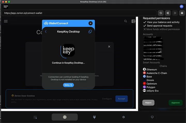 KeepKey Preference