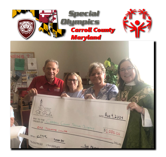 SOMDCarrollCo's tweet photo. We love our donors!

Thank you to St. Paul's Episcopal Church Poplar Springs for their $1,000 donation from their Spring Market in May! https://t.co/BMcKmhUMYU