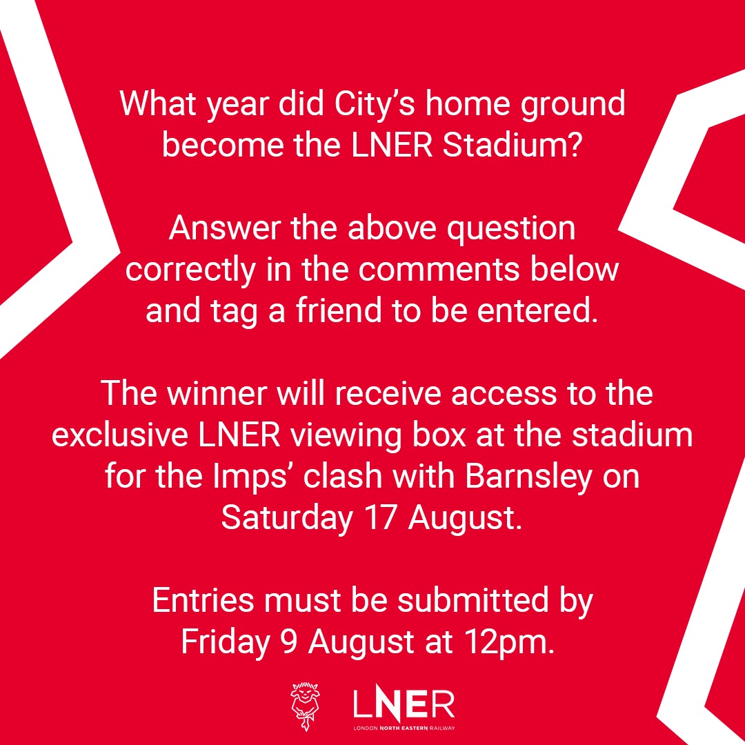 LincolnCity_FC's tweet photo. 🤝 Eleanor, @LNER's VIP (very important puppet), is thrilled to announce that Lincoln City and LNER’s partnership has been extended for another two years, meaning our home will continue to be known as the LNER Stadium!

To celebrate, we are giving you a chance to win an unforgettable matchday experience with your friends and family - complete with food and a chance to meet the players - see the full details below! ⤵️

https://t.co/txJdEW5wFu

#WeAreImps