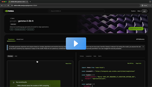 ChadOlds's tweet photo. 🎉 @GoogleDevs can immediately try high-performance Gemma 2 models on the NVIDIA API catalog and download NVIDIA NIM microservices for local development. ➡️ https://t.co/iGfF6LpUuY https://t.co/hbq9CU1CbM https://t.co/UcgYE8fmwf