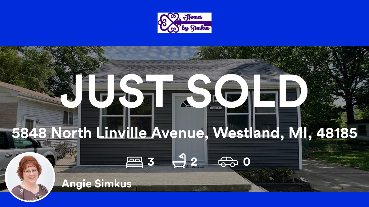 AngieSimkus's tweet photo. 🛌 3 🛀 2
📍 5848 North Linville Avenue, Westland, MI, 48185

My latest sale on RateMyAgent.
 419118
https://t.co/cOwrgASliT

...
#ratemyagent #realestate https://t.co/boQFnpNtXb