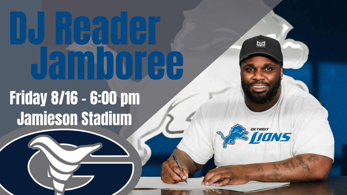 Our FIRST Home Football Event of the 2024-25 Season! <a href="/djread/">djthiara</a> Jamboree is a Fundraiser for our Football Teams! Come out to see some of the BEST football scrimmages in the STATE! Let’s Go!!! 
📅 Friday 8/16/24
⏰ 6:00 pm
📍 Jamieson Stadium
🎟️ GoFan.co
#gowhirlies