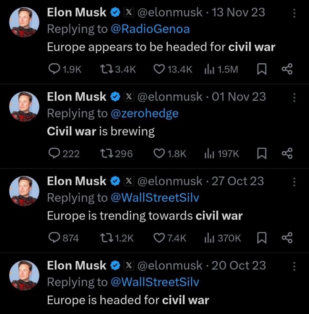 Guy who is stoking civil war: