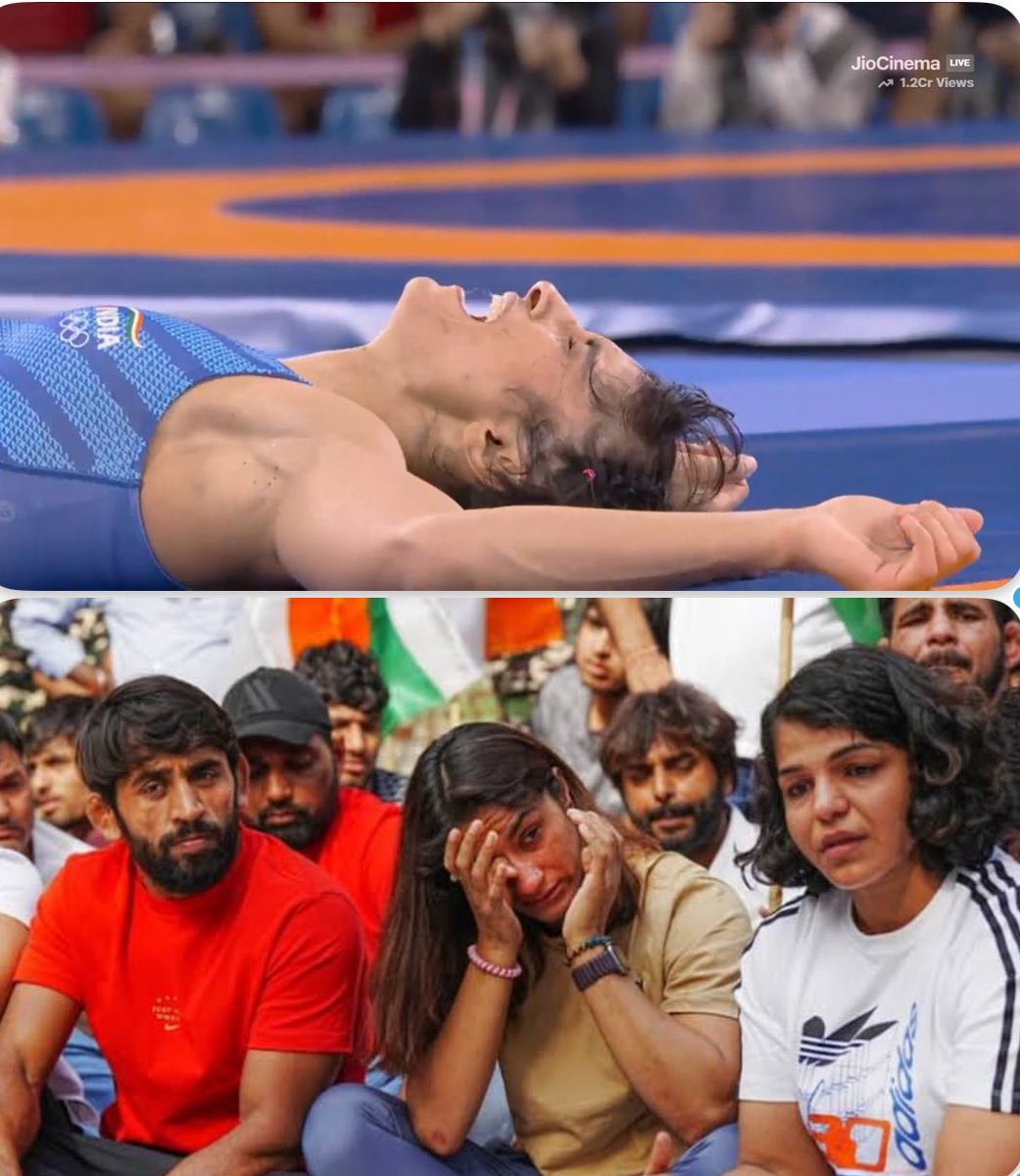 मेरे लिए बहुत भावुक क्षण..
विनेश फाइनल में कल गोल्ड मेडल मैच।
आज कई वर्षों की तपस्या के बाद विनेश फोगाट का सपना साकार हुआ है और अपने सपने के साथ-साथ विनेश ने मेरा और करोड़ों देशवासियों का अधूरा सपना भी पूरा किया है।
पदक पक्का हो गया है।
यह जीत और बधाई उन लोगों के लिए है जो हमारे