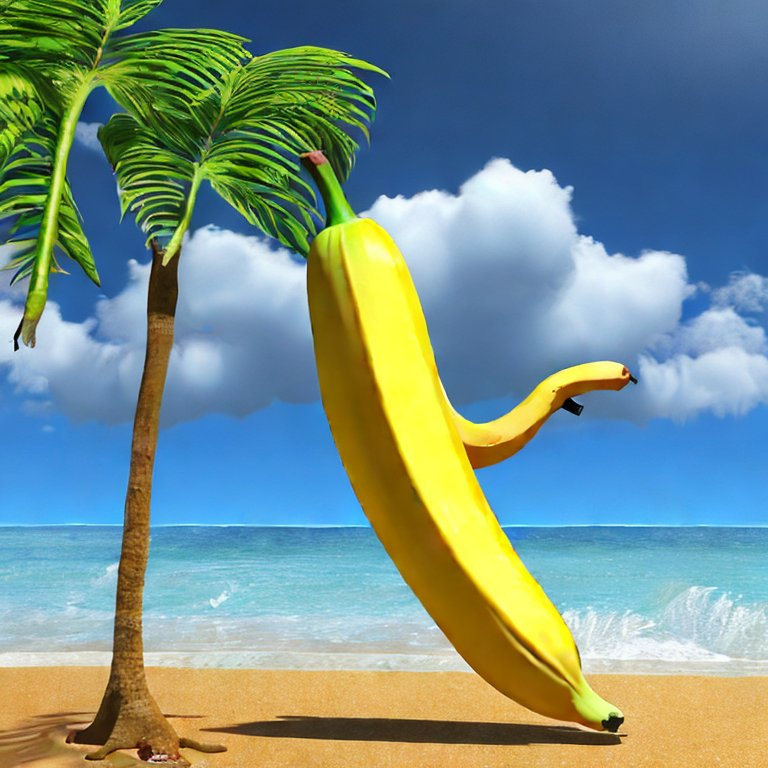 promptdle's tweet photo. "photo of a huge humanoid banana walking on the beach"

this is promptdle #1 reimagined by #flux from @bfl_ml - compare that with the original from our custom #stablediffusion snapshot from just one and a half years ago https://t.co/Kn0MTPpDQW