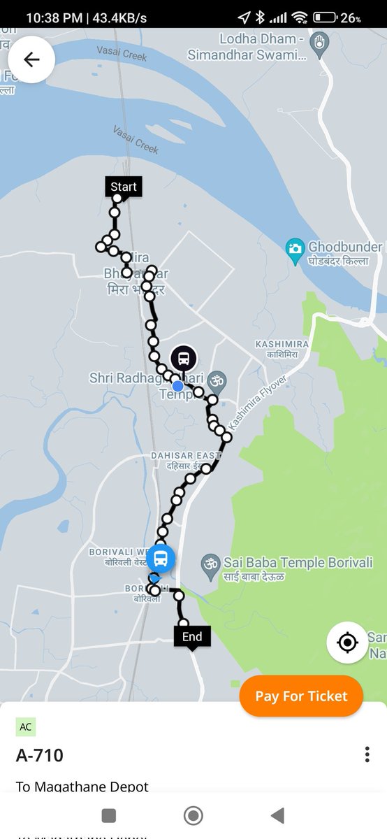 Joshk182923's tweet photo. @myBESTBus @chaloapp the app is not working properly regarding A-710 bus route assignment the app is not providing proper information https://t.co/LJtfCK53Aj