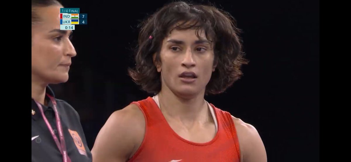 SportsIndia3's tweet photo. Paris Olympics : Vinesh Create History became only indian wrestler to reach final 

Vinesh became only 3rd Indian wrestler to enter final as she beat Yusneylys Guzmán (CUB) by 5-0 in SF of women 50kg 

@Phogat_Vinesh became only 2nd Indian after Sindhu to reach final of Olympic https://t.co/987SG8YFhw