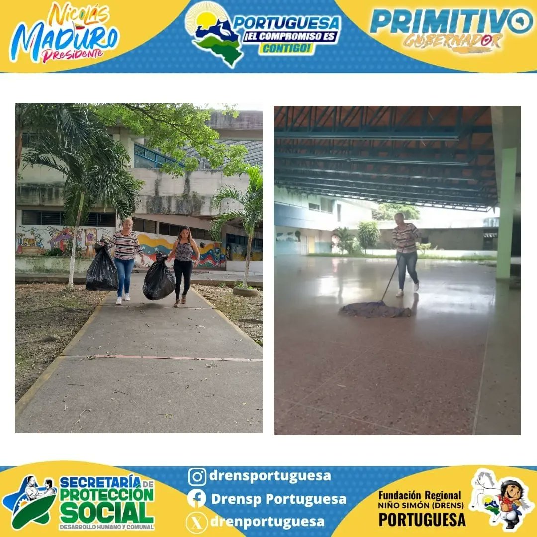 CEIB Rosalía Campins de Herrera municipio Páez. 

Con nuestro personal trabajando en equipo, se ejecutó importante jornada de limpieza en espacios internos y externos de nuestra institución.
