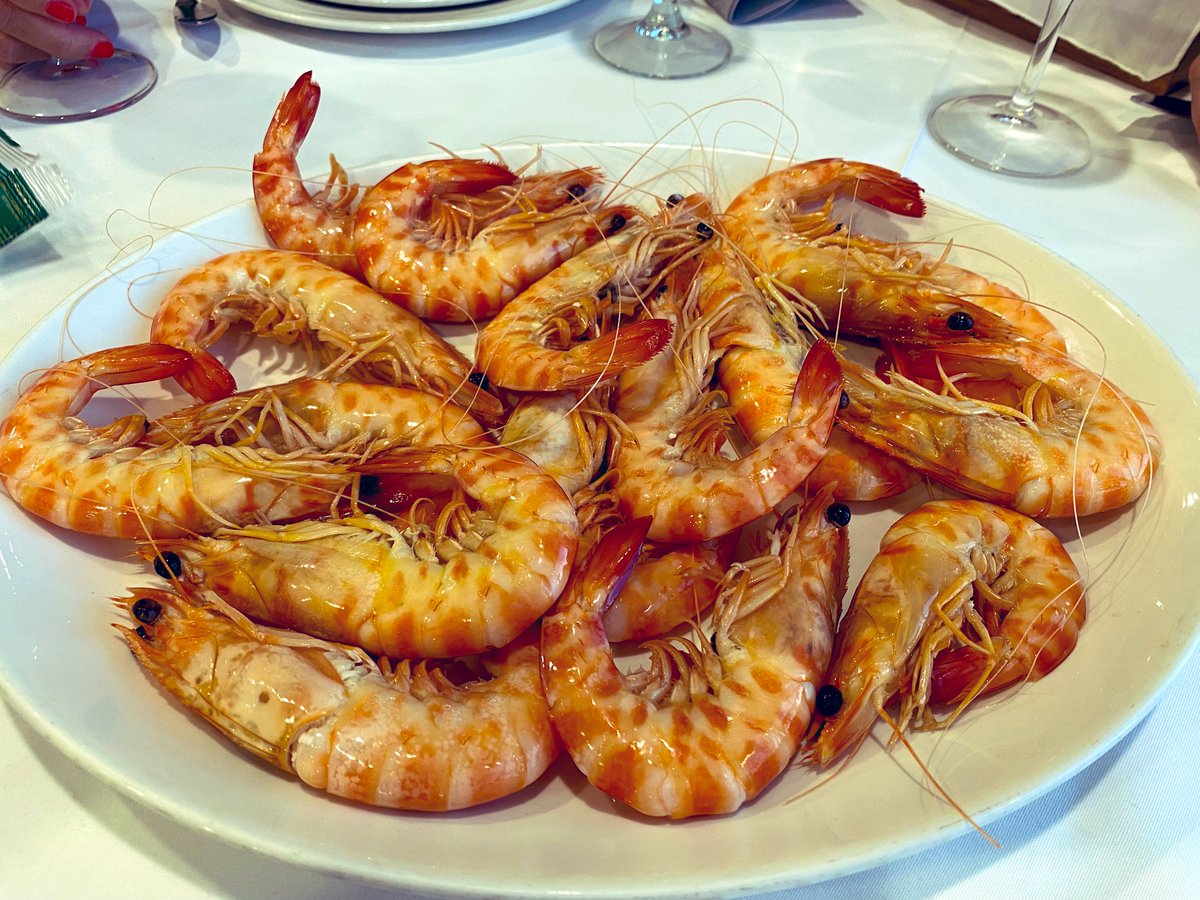 carlosAtMad's tweet photo. Extraordinaria cena en #CasaBigote en Sanlúcar de Barrameda. 
Una mesa excepcional con un servicio de sala diligente y unos langostinos, tataki y trinchado de atún rojo, puntillitas y salmonetitos para el recuerdo. Buenos postres. https://t.co/dAYWyeHI14