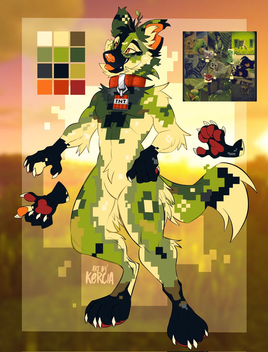 Minecraft themed AWD custom!💚🖤