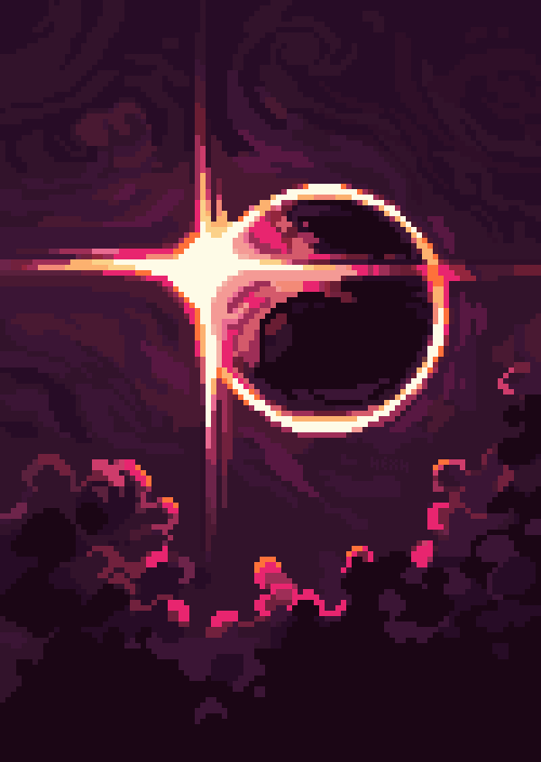 hexh__'s tweet photo. eclipse #pixelart https://t.co/6zdLgriS7O