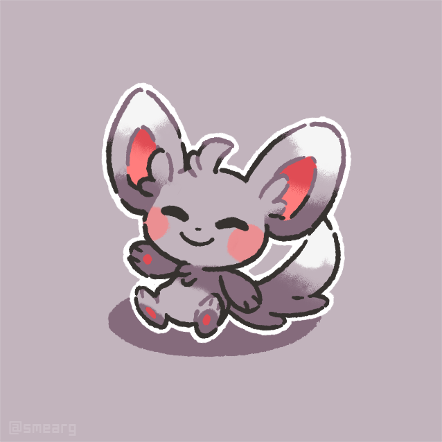 smearg's tweet photo. happy lil minccino 🐇🧹✨ https://t.co/iQ1xoV4GqA