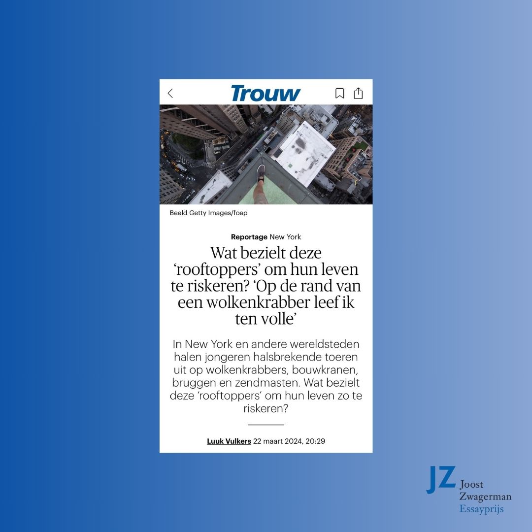 essayprijs's tweet photo. Nog iets meer dan een week om je essay in te zenden voor de Joost Zwagerman Essayprijs 2024. Ook kans maken op de prijs van € 7.500,-? Volg de link https://t.co/hUl9nex4K4, en schrijf je nu in! https://t.co/TCyRIgO0Zo