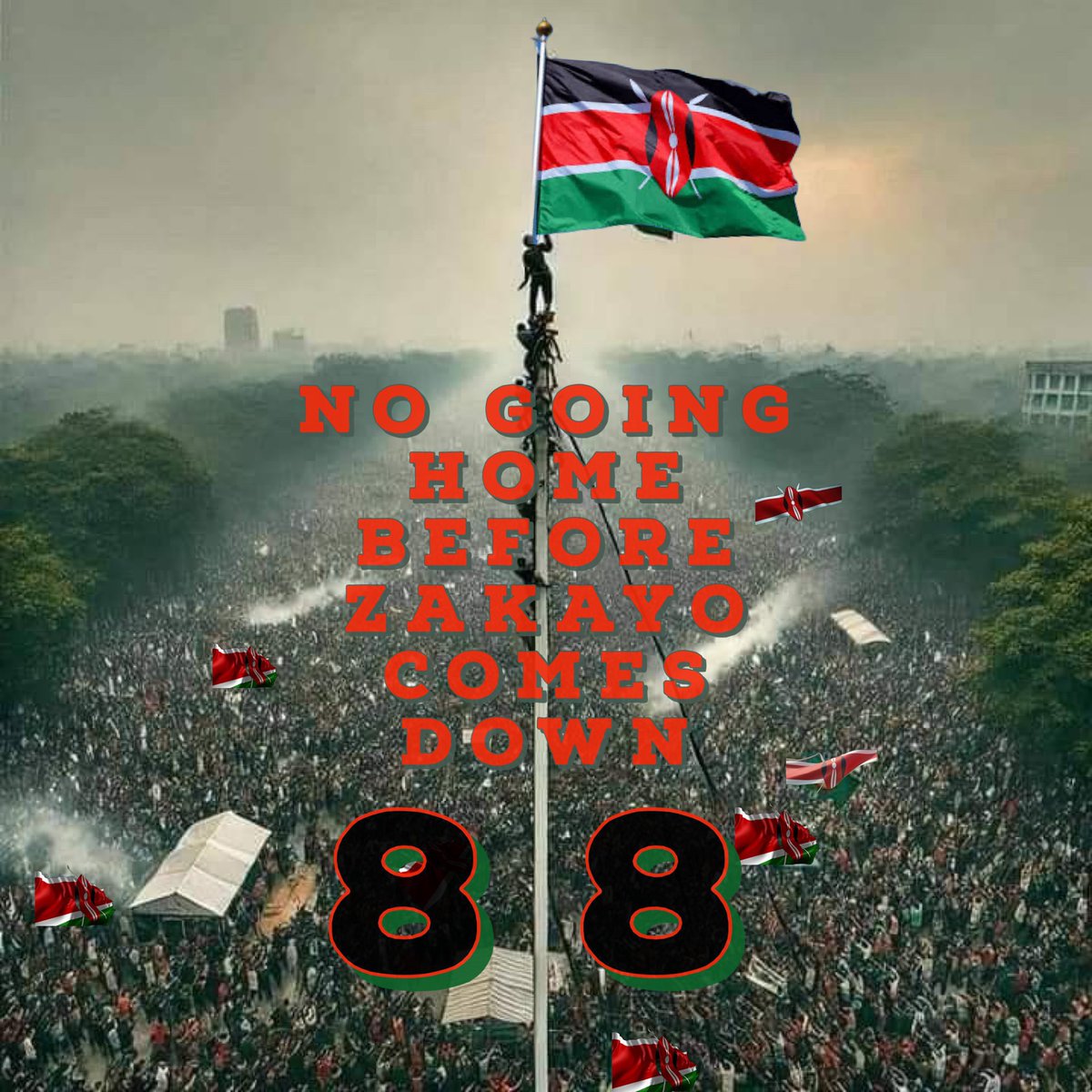 MkenyaMzi's tweet image. Come prepared, no going home till Ruto falls 
#NaneNane 
#NaneNaneMarch

#RutoMustGo