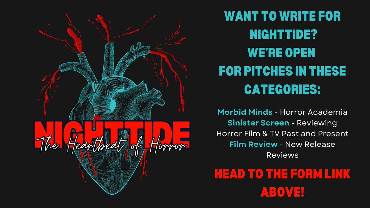 Mo Moshaty (@momoshaty) on Twitter photo With <a href="/NightTideMag/">NightTide Magazine</a>'s expansion, we're always looking for new and diverse voices for our magazine. Want to write for NightTiide? Here's what we're looking for -
You can always tell us how you'd like to interact with NightTide Mag here: forms.gle/dSKbvxkA9TNdiS… With <a href="/NightTideMag/">NightTide Magazine</a>'s expansion, we're always looking for new and diverse voices for our magazine. Want to write for NightTiide? Here's what we're looking for -
You can always tell us how you'd like to interact with NightTide Mag here: forms.gle/dSKbvxkA9TNdiS…