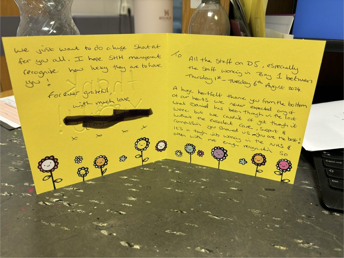 Ward D5 general surgery Stepping Hill Hospital (@newd5gensurg) on Twitter photo Feeling proud of my team! From a departing registrar and a family grateful for our care <a href="/ChrisOL05142560/">Chris O'Loughlin</a> <a href="/Shazhaley/">Sharon Haley</a> <a href="/StockportPtExp/">Stockport Patient Experience</a> <a href="/NicolaFirth6/">Nicola Firth</a> <a href="/hatchell_karen/">Karen Hatchell</a> <a href="/tashhenley/">Natasha Henley</a> Feeling proud of my team! From a departing registrar and a family grateful for our care <a href="/ChrisOL05142560/">Chris O'Loughlin</a> <a href="/Shazhaley/">Sharon Haley</a> <a href="/StockportPtExp/">Stockport Patient Experience</a> <a href="/NicolaFirth6/">Nicola Firth</a> <a href="/hatchell_karen/">Karen Hatchell</a> <a href="/tashhenley/">Natasha Henley</a>